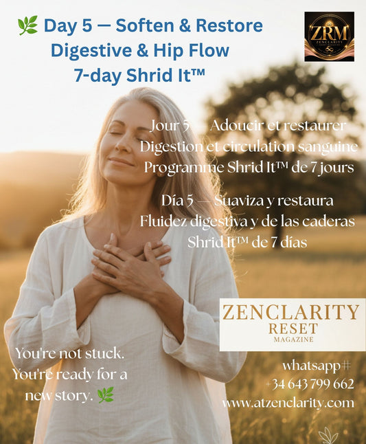 OUR SEED 7-Day Shrid It™ Wellness Reset — Free Beginner Programme