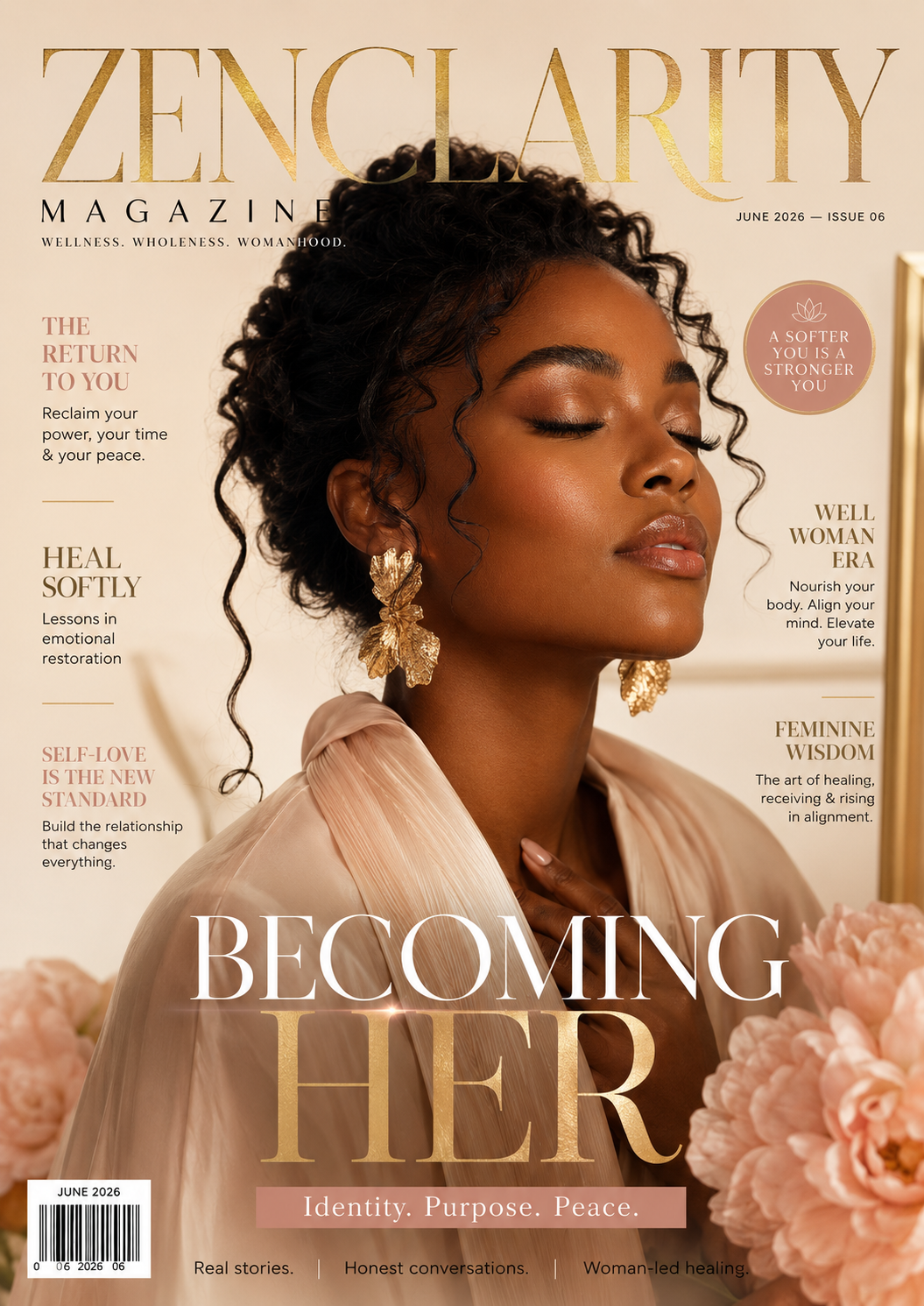JUNE 2026 — ISSUE 06 BECOMING HER Identity. Purpose. Peace.
