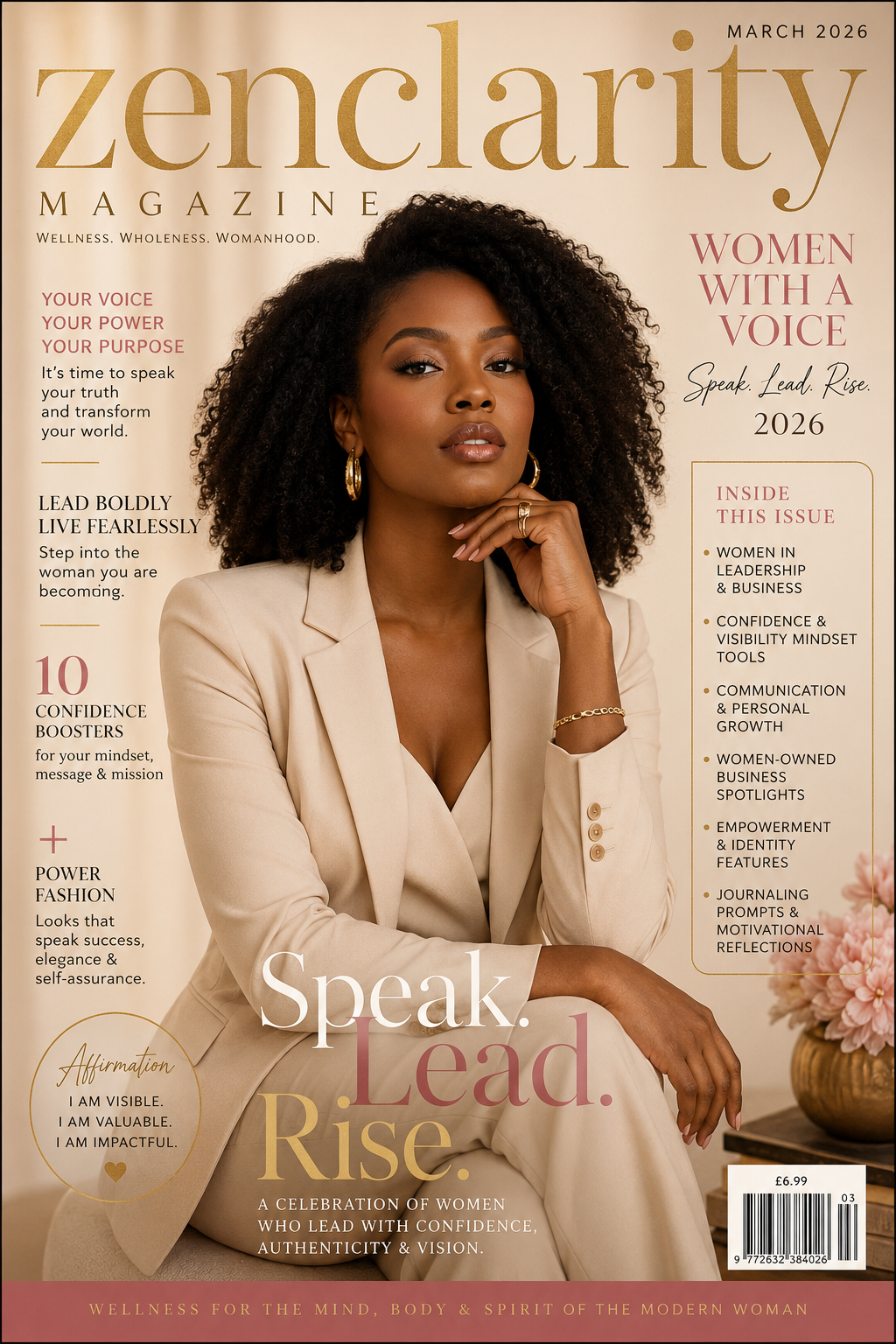 MARCH 2026 — WOMEN WITH A VOICE Speak. Lead. Rise.