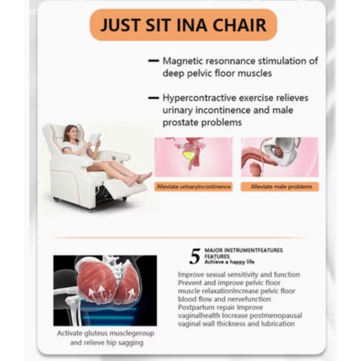 Pelvic Floor EMS Chair
